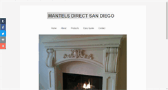 Desktop Screenshot of mantelsdirectsd.com